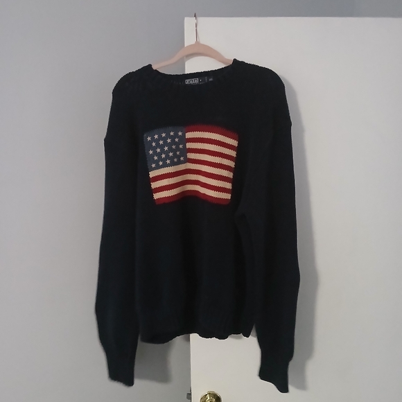 Polo Ralph Lauren American Flag Sweater - Picture 1 of 4